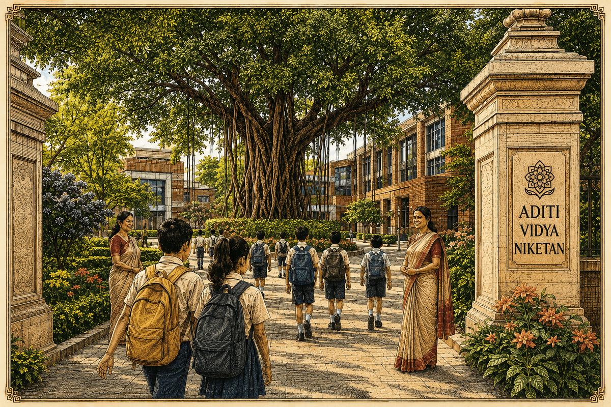 Students outdoors